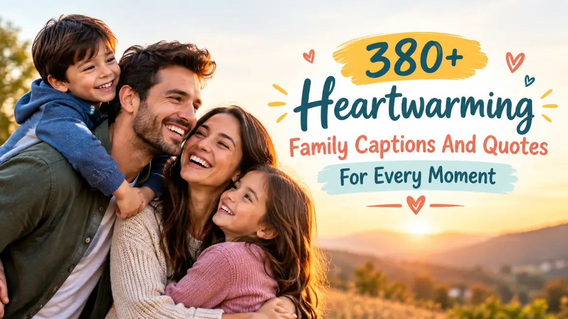 Family captions with captions generator