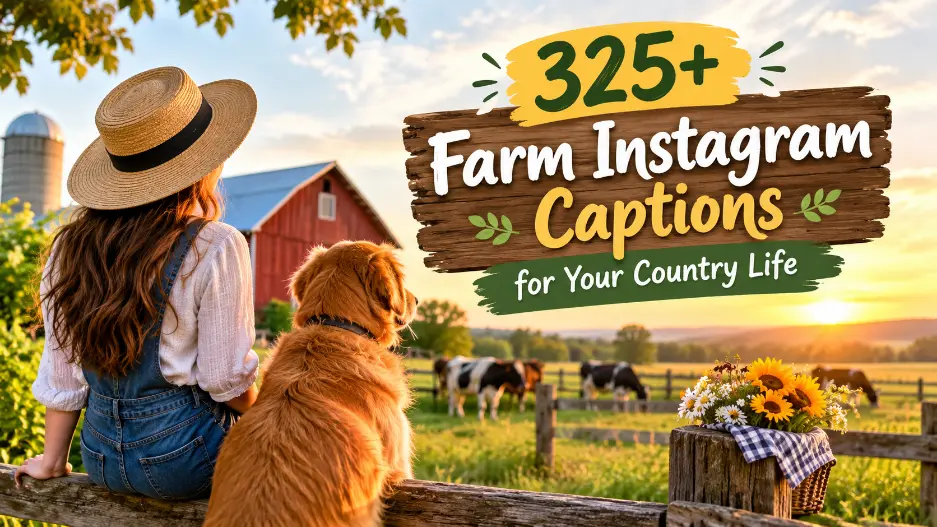Farm Instagram Captions with Caption generator