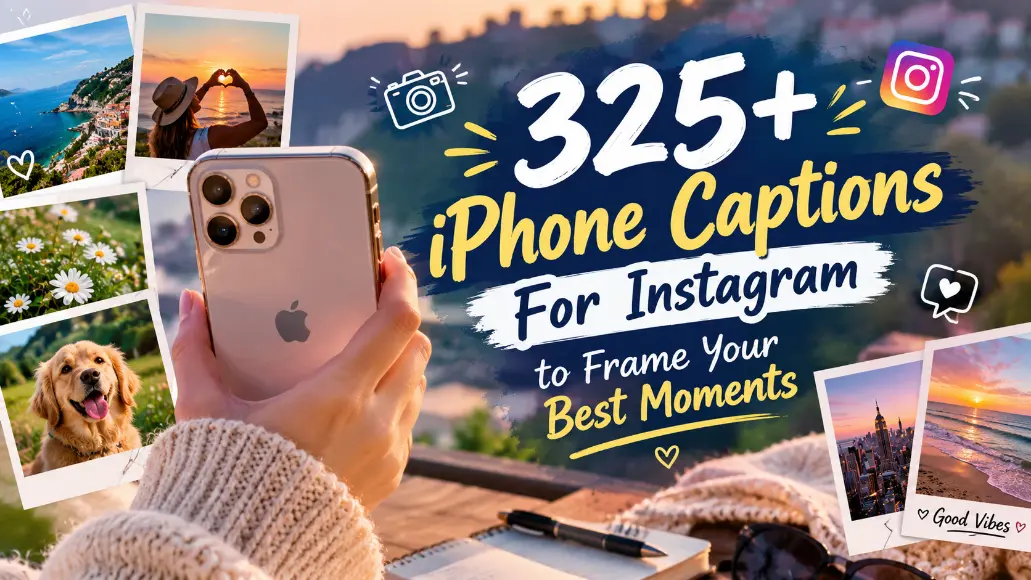 Iphone Captions with Caption generator
