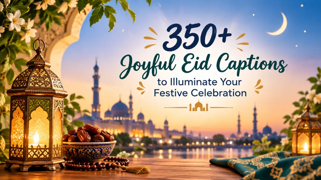 Joyful eid Captions with Captions generator