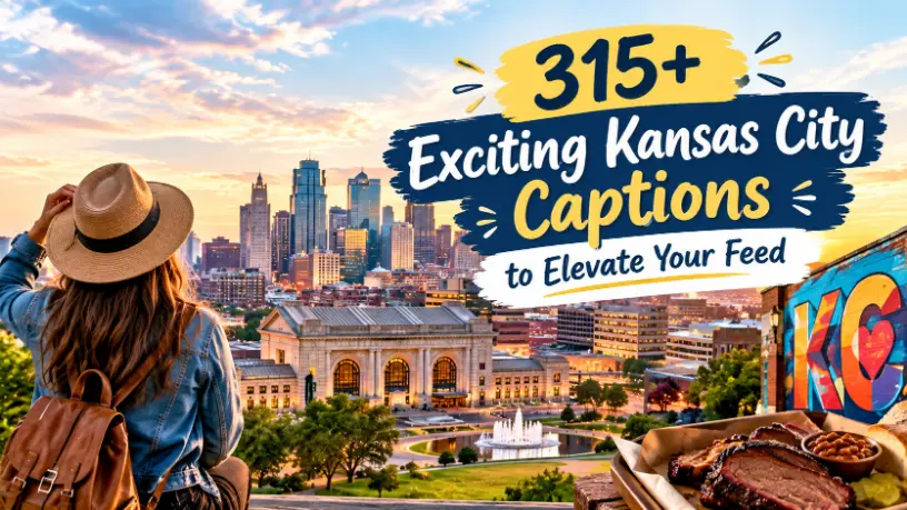 Kansas city Captions with Caption generator