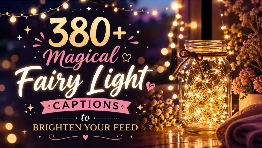Magical Fairy Light Captions Brighten Feed