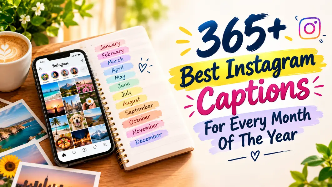 Monthly instagram captions with captions generator