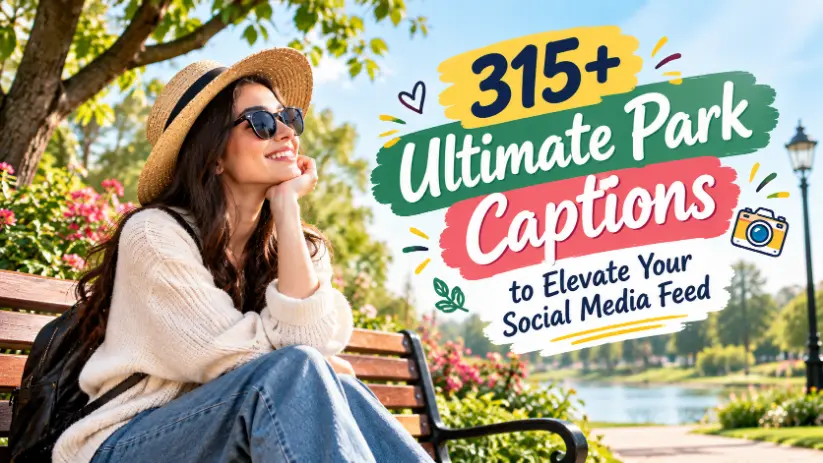 Ultimate Park Captions for social media feed