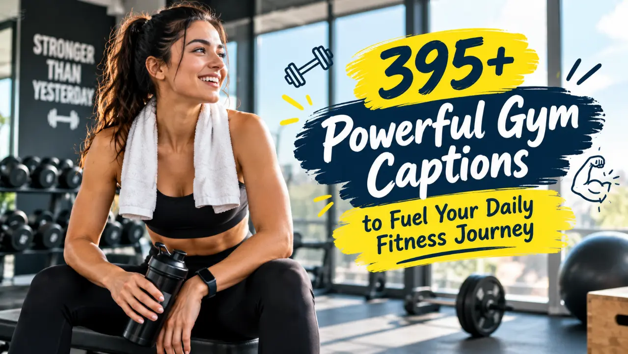 Powerful gym captions generator