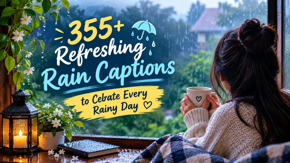 Rain Captions with Caption generator