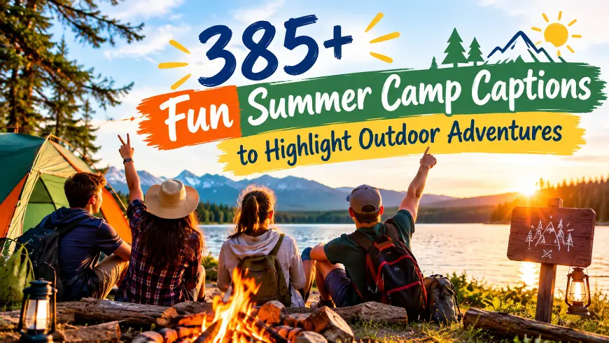 Summer Camp Captions with Caption Generator