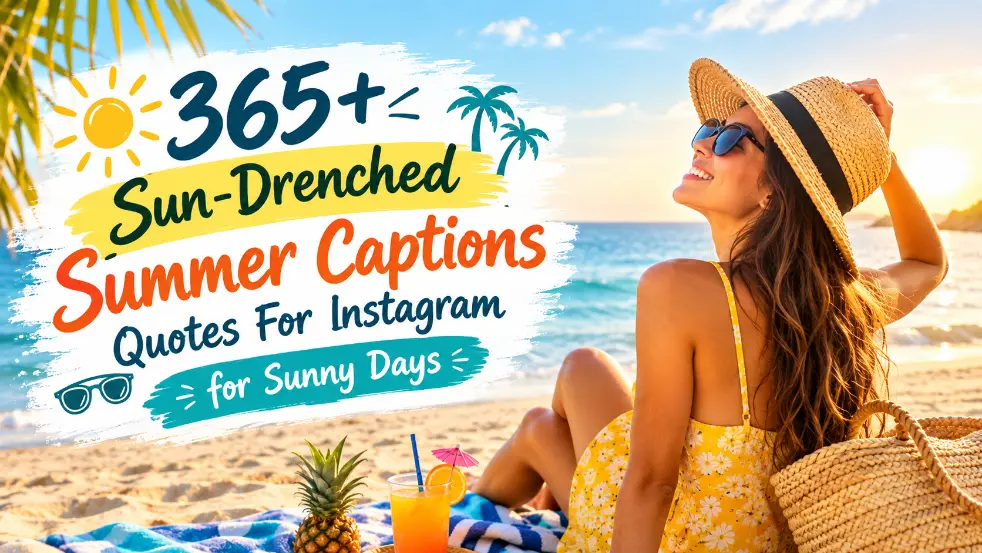Summer Captions Quotes with Caption generator